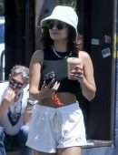 Vanessa Hudgens and GG Magree at a Farmers Market in Los Angeles