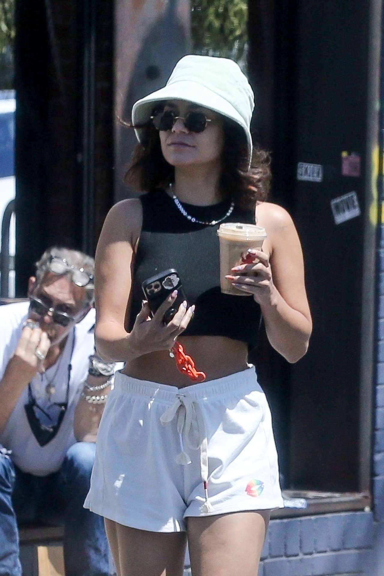 Vanessa Hudgens and GG Magree at a Farmers Market in Los Angeles
