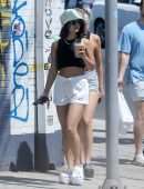 Vanessa Hudgens and GG Magree at a Farmers Market in Los Angeles