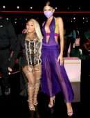 Zendaya Coleman and Lil' Kim at BET Awards 2021 in Los Angeles