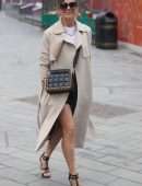 Zoe Hardman Leggy at Global Radio Studios in London