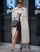 Zoe Hardman Leggy at Global Radio Studios in London
