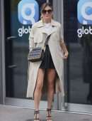 Zoe Hardman Leggy at Global Radio Studios in London