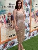 Alexandra Daddario at the Premiere of "The White Lotus" in Pacific Palisades