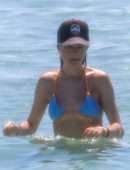 Behati Prinsloo in Bikini Enjoying a Beach Day with Friends in Miami Beach, Florida