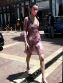 Bella Hadid Upskirt, Out and About in Cannes