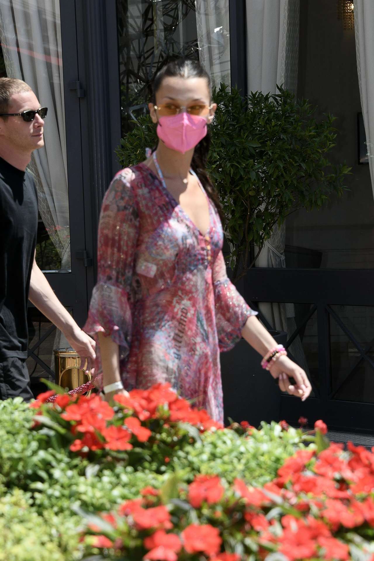Bella Hadid Upskirt, Out and About in Cannes