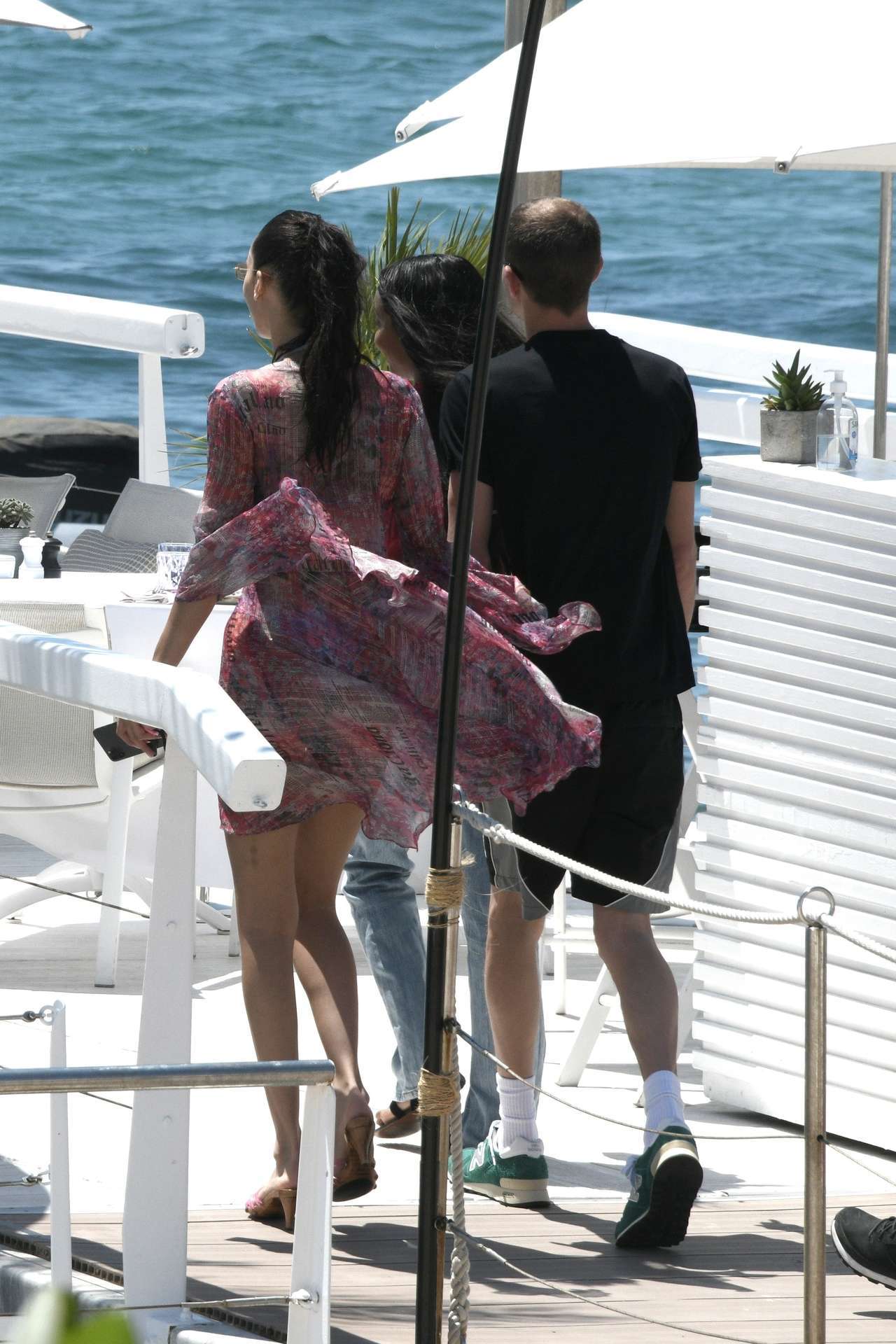 Bella Hadid Upskirt, Out and About in Cannes
