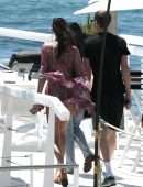 Bella Hadid Upskirt, Out and About in Cannes