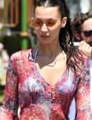 Bella Hadid Upskirt, Out and About in Cannes