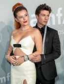 Bella Thorne Cleavage at amfAR Cannes Gala 2021