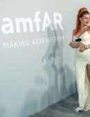 Bella Thorne Cleavage at amfAR Cannes Gala 2021