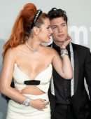 Bella Thorne Cleavage at amfAR Cannes Gala 2021