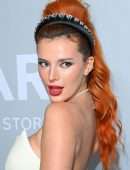 Bella Thorne Cleavage at amfAR Cannes Gala 2021
