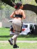 Camila Cabello Booty in Leggings Out in West Hollywood