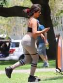 Camila Cabello Booty in Leggings Out in West Hollywood