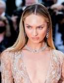 Candice Swanepoel Booty in a Sheer Dress at “Annette” Premiere in Cannes