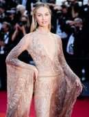 Candice Swanepoel Booty in a Sheer Dress at “Annette” Premiere in Cannes
