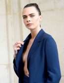 Cara Delevingne - Christian Dior Haute Couture F/W 2021/22 show at Paris Fashion Week