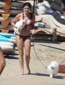 Rumer Willis and Demi Moore Booty at a Beach in Mykonos, Greece