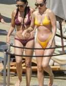 Rumer Willis and Demi Moore Booty at a Beach in Mykonos, Greece
