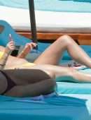 Rumer Willis and Demi Moore Booty at a Beach in Mykonos, Greece