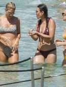 Rumer Willis and Demi Moore Booty at a Beach in Mykonos, Greece