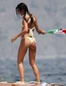 Emily Ratajkowski Booty in a Bikini on a Boat in Italy
