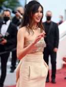 Gemma Chan at the Screening of "Les Intranquilles" at 74th Cannes Film Festival