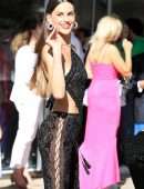 Izabel Goulart Spotted at the Martinez Hotel during the 74th Cannes Film Festival
