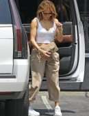 Jennifer Lopez Cleavage, Out and About in Beverly Hills
