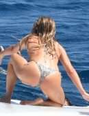 Julianne Hough Booty in Thong Bikini on a Yacht in Italy