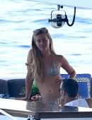 Julianne Hough Booty in Thong Bikini on a Yacht in Italy
