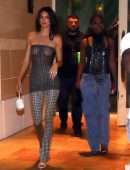 Kendall Jenner in a Sheer Top at Delilah Grand Opening in Las Vegas