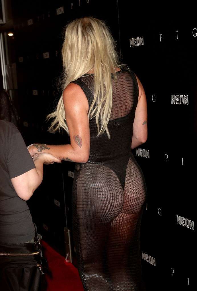 Kesha Booty at the Premiere of Neon's "Pig" in Los Angeles