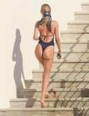Kimberley Garner Booty in a Swimsuit in Antibes