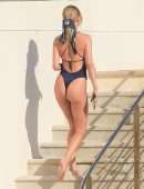 Kimberley Garner Booty in a Swimsuit in Antibes