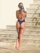 Kimberley Garner Booty in a Swimsuit in Antibes