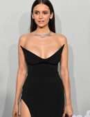 Nina Dobrev Cleavage at amfAR Cannes Gala 2021