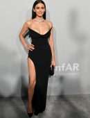 Nina Dobrev Cleavage at amfAR Cannes Gala 2021