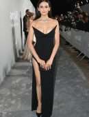 Nina Dobrev Cleavage at amfAR Cannes Gala 2021
