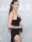 Nina Dobrev Cleavage at amfAR Cannes Gala 2021