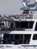 Selena Gomez Booty in a Bikini on a Yacht in Los Angeles