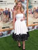 Sydney Sweeney Dressed Gorgeous in a Beautiful Dress at “The White Lotus” Premiere in Los Angeles