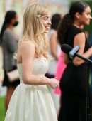 Sydney Sweeney Dressed Gorgeous in a Beautiful Dress at “The White Lotus” Premiere in Los Angeles