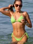 Sylvie Meis Booty in Bikini on the Beach in Saint Tropez