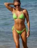 Sylvie Meis Booty in Bikini on the Beach in Saint Tropez