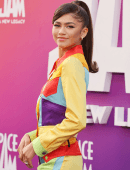 Zendaya Coleman at the Premiere of "Space Jam: A New Legacy" in Los Angeles