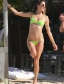 Alessandra Ambrosio Booty in a Tiny Bikini on a Beach in Trancoso