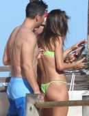 Alessandra Ambrosio Booty in a Tiny Bikini on a Beach in Trancoso